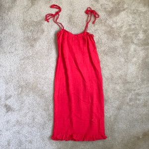 Kendall & Kylie red dress